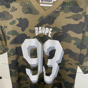 BAPE Camo Short Sleeve Jersey